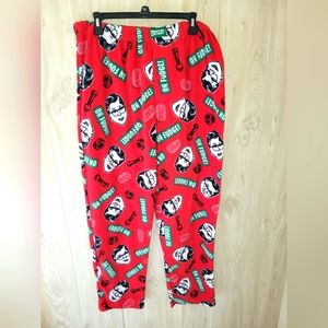 Men's Fleece Pajama Bottoms from "A Christmas Story " size Large